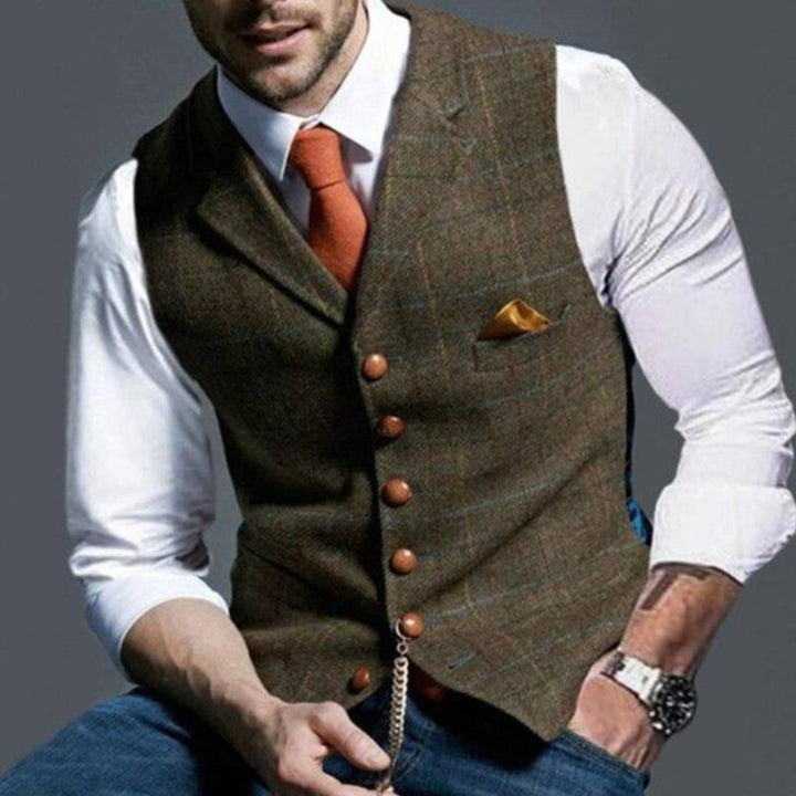 Textured Formal Waistcoat