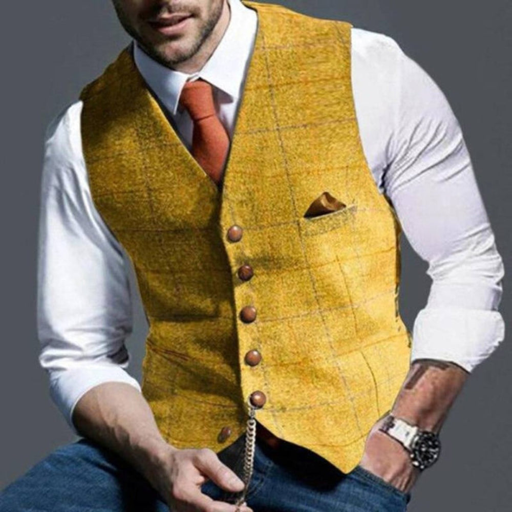 Textured Formal Waistcoat