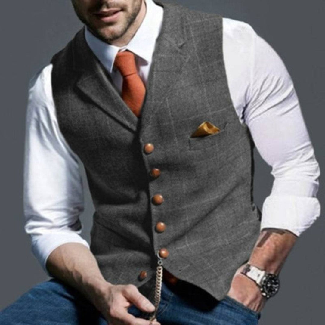Textured Formal Waistcoat