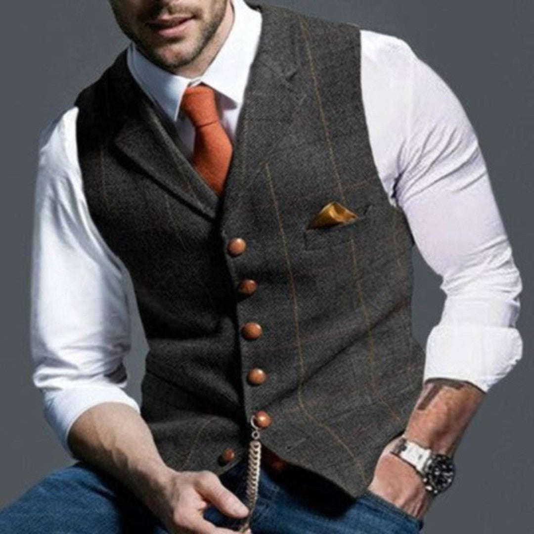 Textured Formal Waistcoat