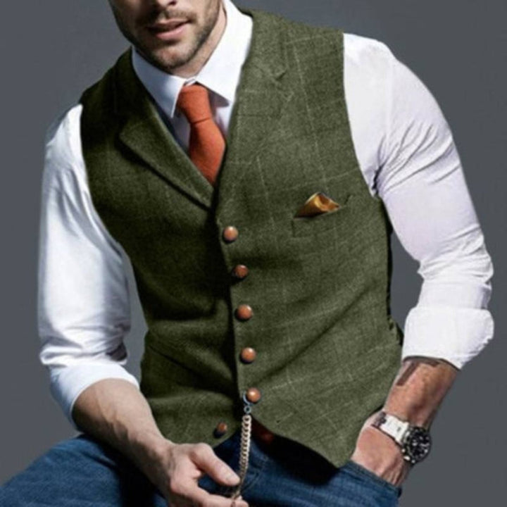 Textured Formal Waistcoat