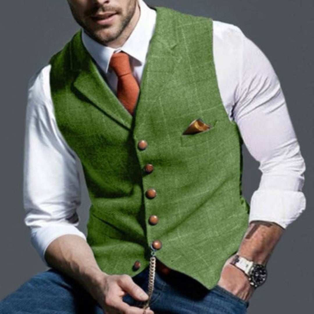 Textured Formal Waistcoat