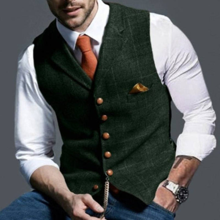 Textured Formal Waistcoat