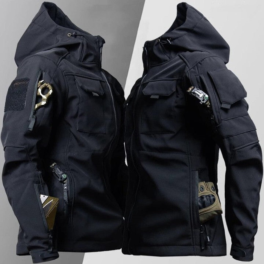 Multi-Pocket Softshell Field Jacket