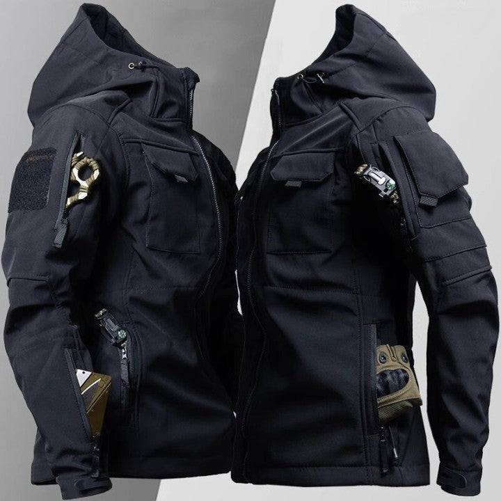Multi-Pocket Softshell Field Jacket