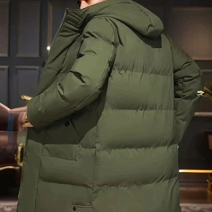 Mortimer Reed - Hooded Down Parka Quilted Longline