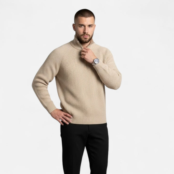 Loose-Fit Knit Sweater