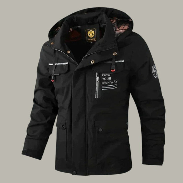Men’s Outdoor Jacket – Windproof and Waterproof Coat for Hiking and Travel