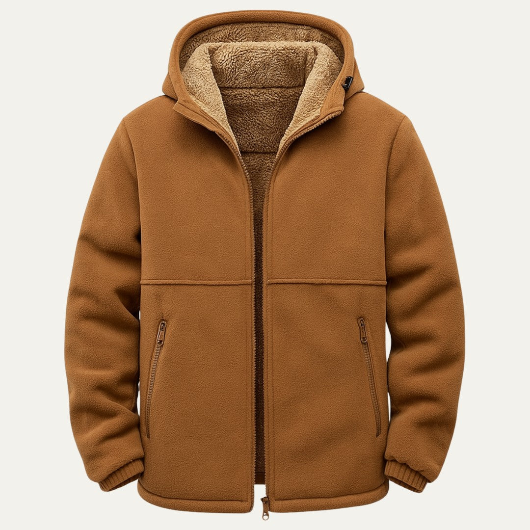 Marchwood - Fleece-Lined Hooded Jacket Zip Front