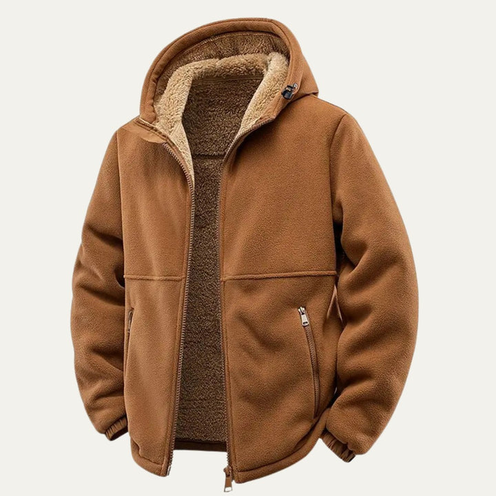 Marchwood - Fleece-Lined Hooded Jacket Zip Front