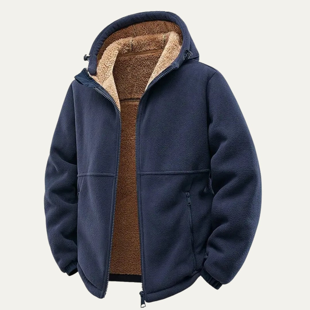 Marchwood - Fleece-Lined Hooded Jacket Zip Front