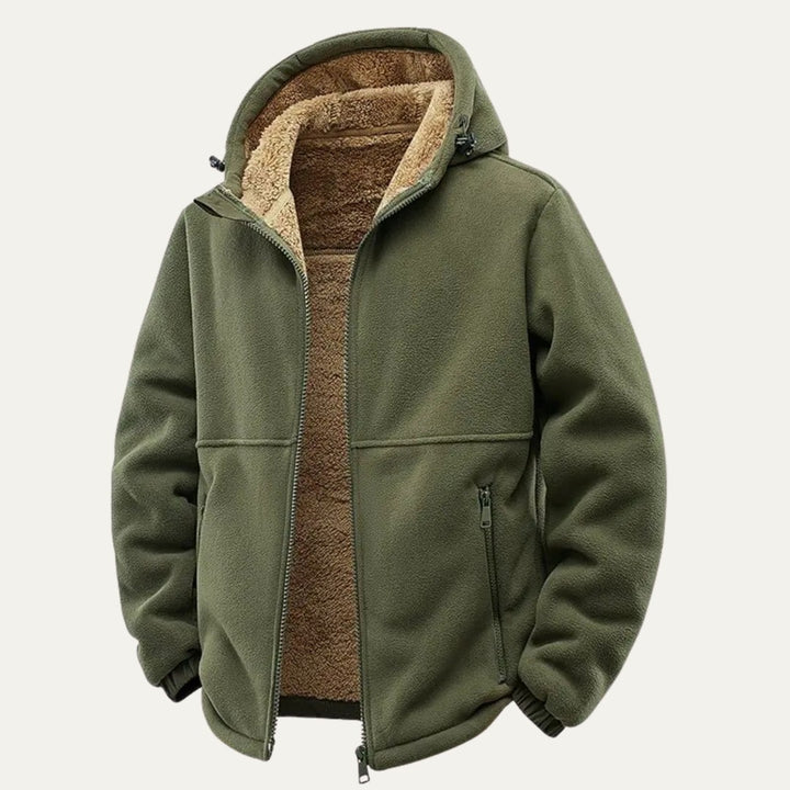 Marchwood - Fleece-Lined Hooded Jacket Zip Front
