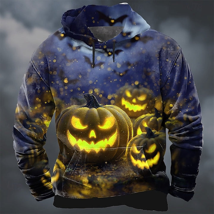 Lanterncraft - Pullover Hoodie Pumpkin Patch Graphic Print