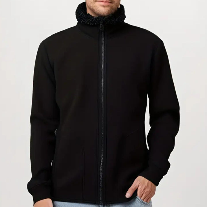 High-Collar Fleece Winter Jacket