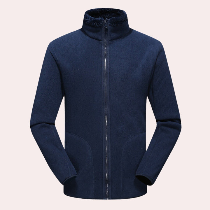High-Collar Fleece Winter Jacket