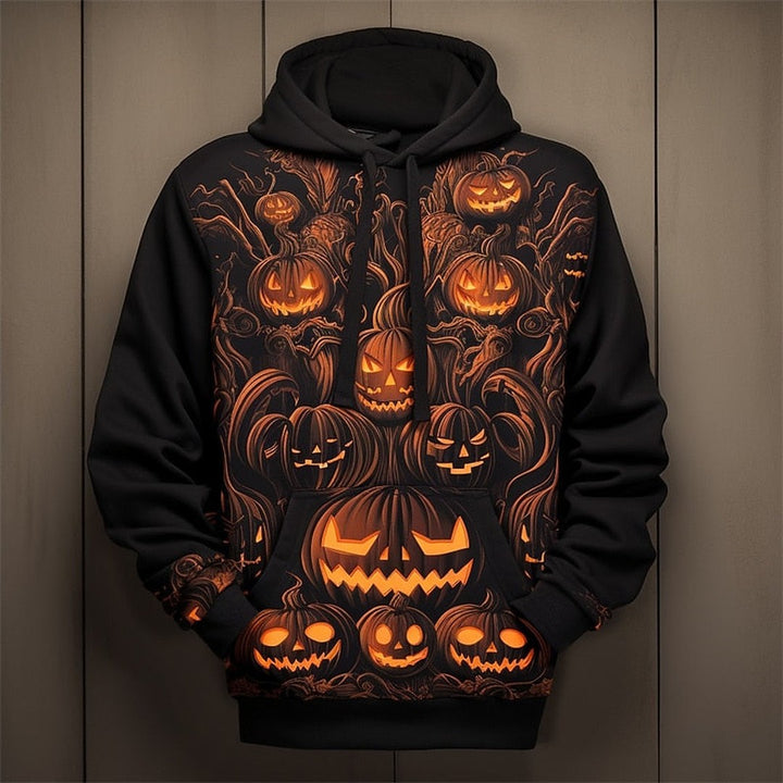 Rootfang - Pullover Hoodie Haunted Tree Pumpkin Graphic