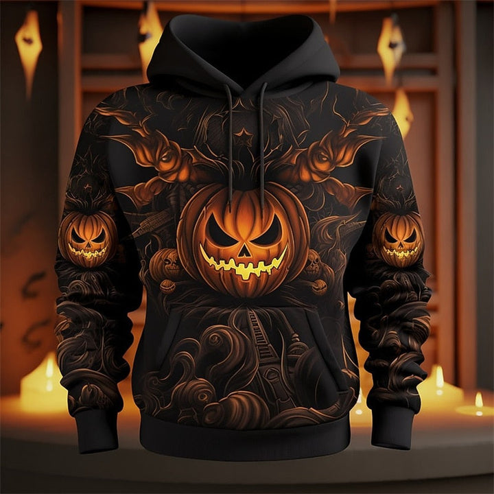 Rootfang - Pullover Hoodie Haunted Tree Pumpkin Graphic