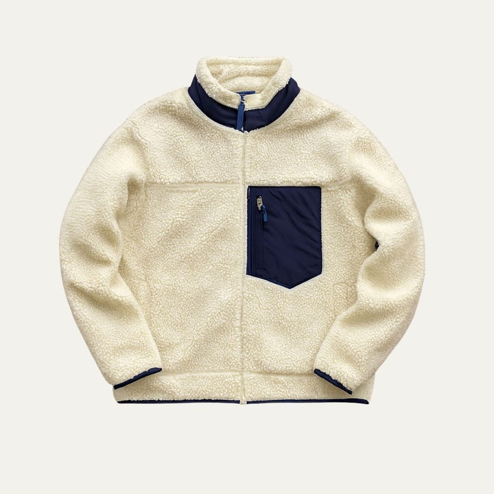 Northmoor - Teddy Fleece Jacket Zip Front Chest Pocket
