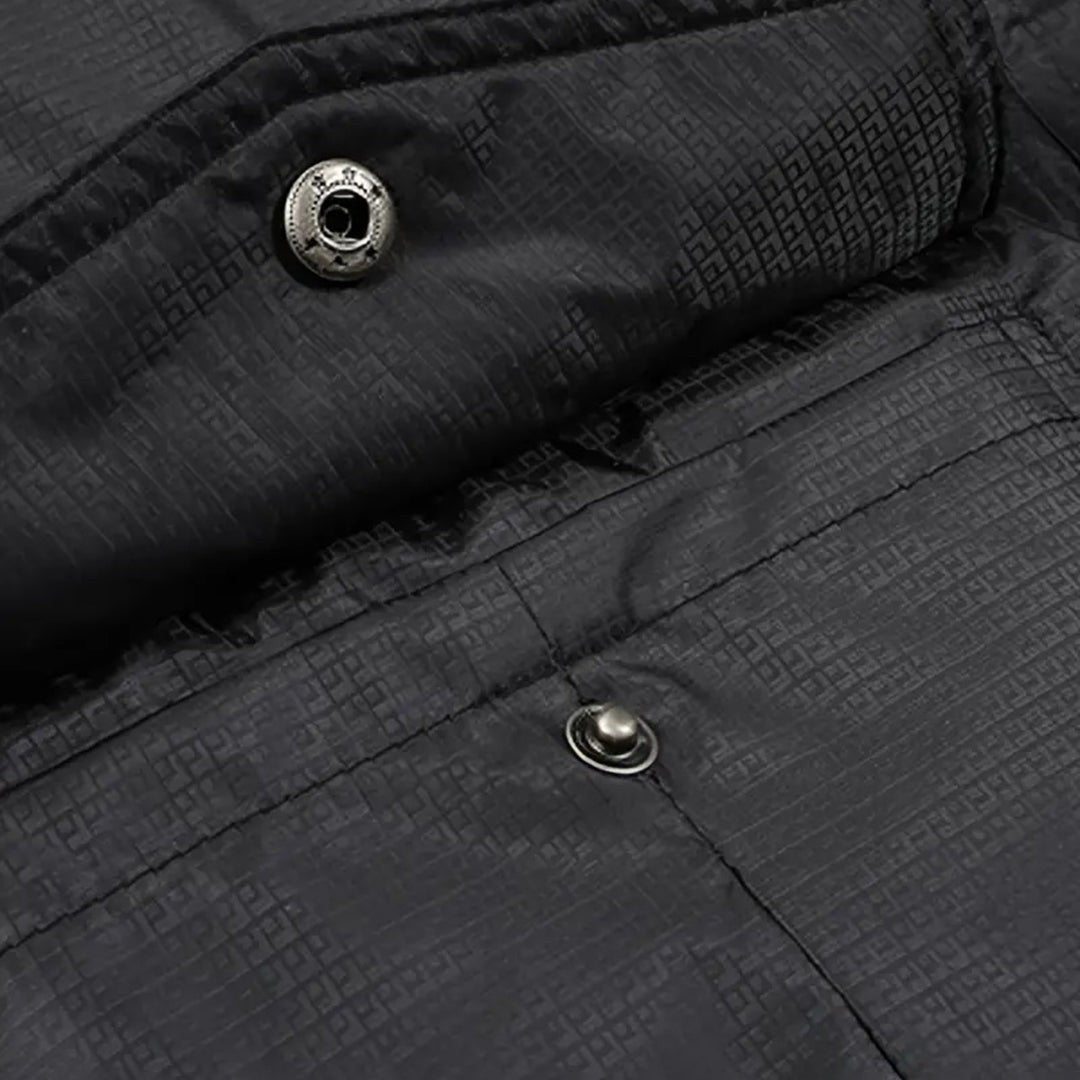Caskwell - Hooded Puffer Jacket Ripstop Zip Front