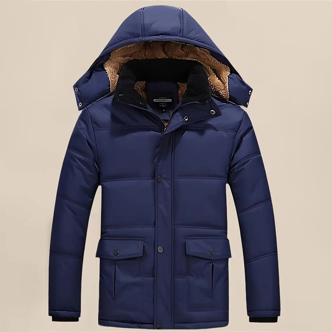 Caskwell - Hooded Puffer Jacket Ripstop Zip Front