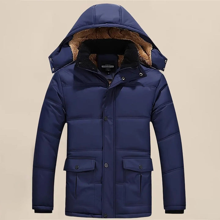 Caskwell - Hooded Puffer Jacket Ripstop Zip Front