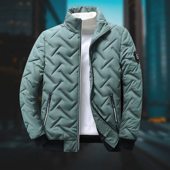 Quilted Casual Jacket - Green