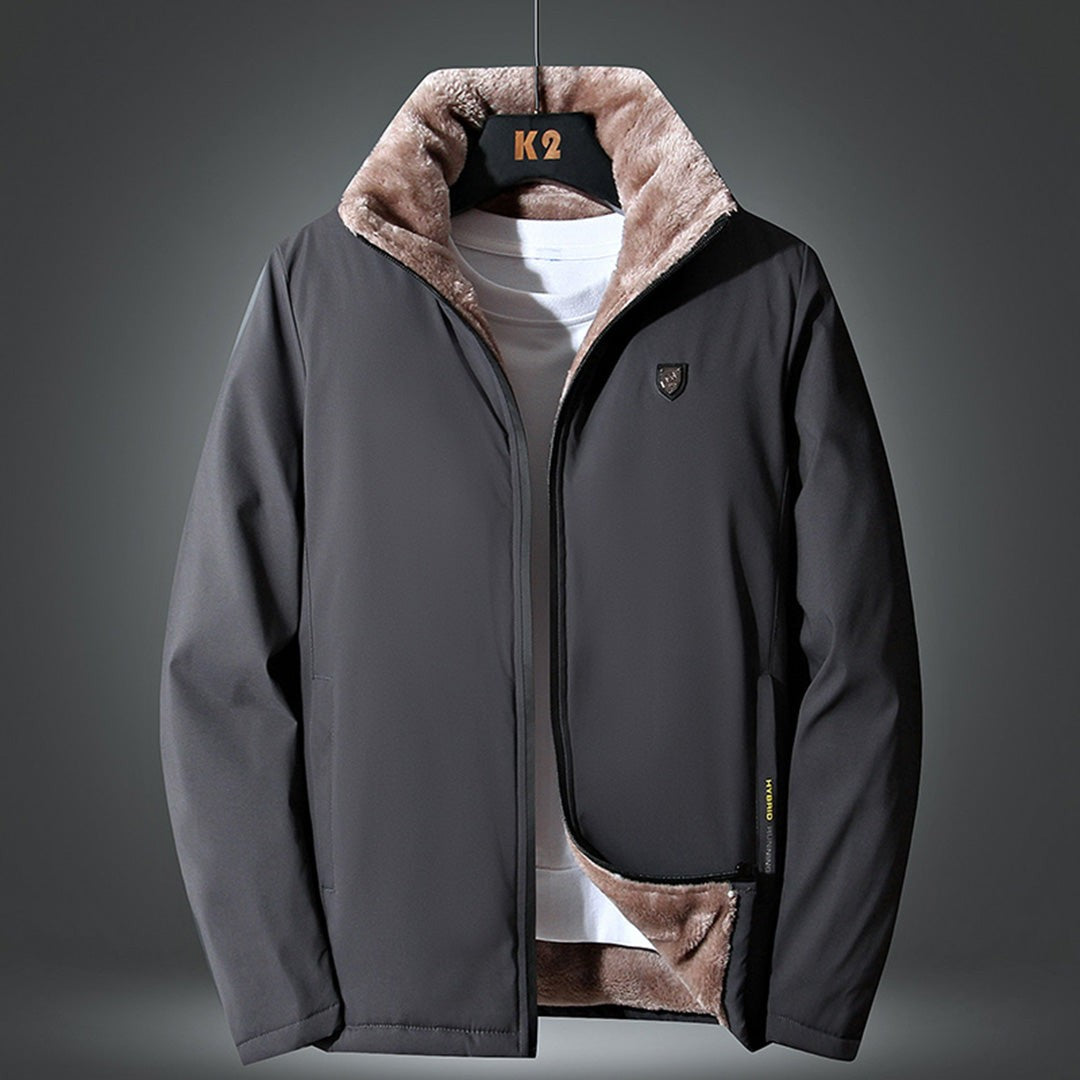 Wool-Look Long Winter Coat