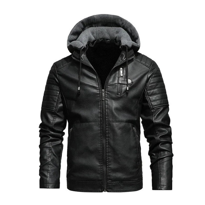 Dante Hooded Leather Jacket