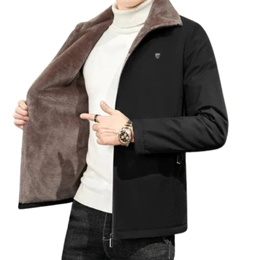 Wool-Look Long Winter Coat