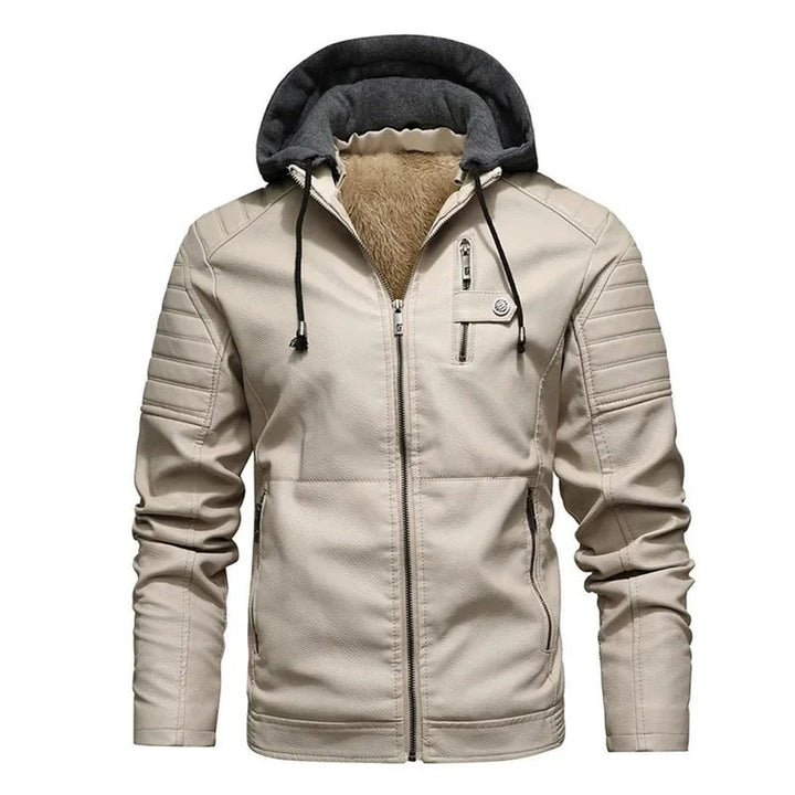 Dante Hooded Leather Jacket