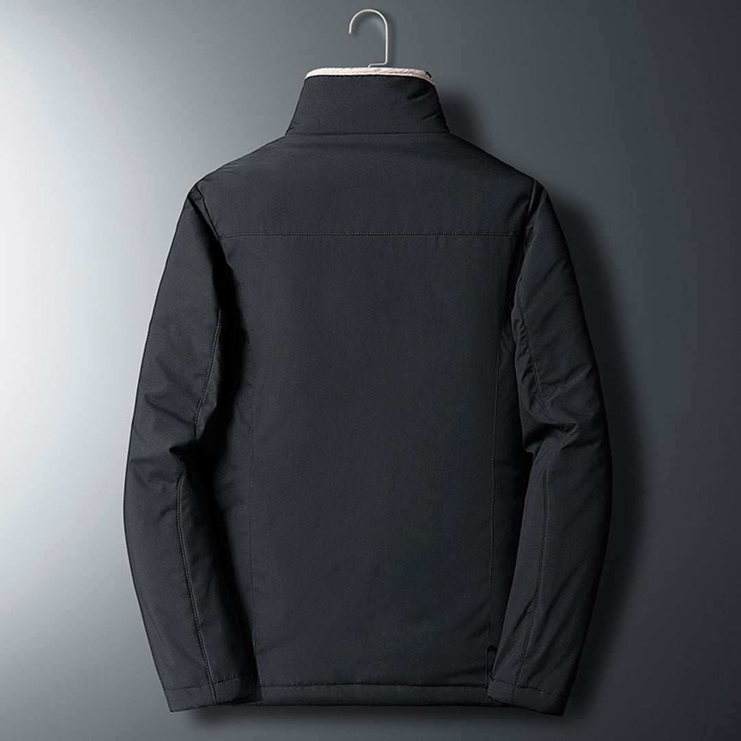Wool-Look Long Winter Coat