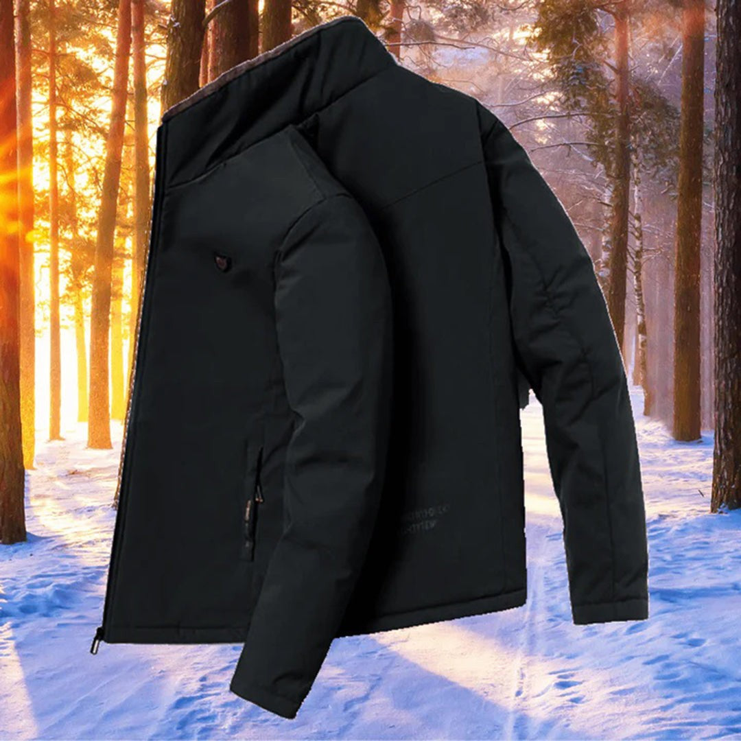 Wool-Look Long Winter Coat