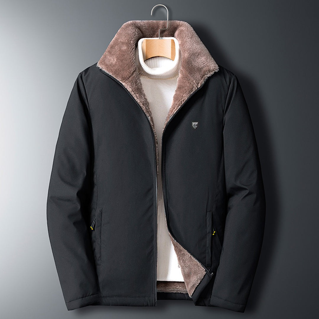Wool-Look Long Winter Coat