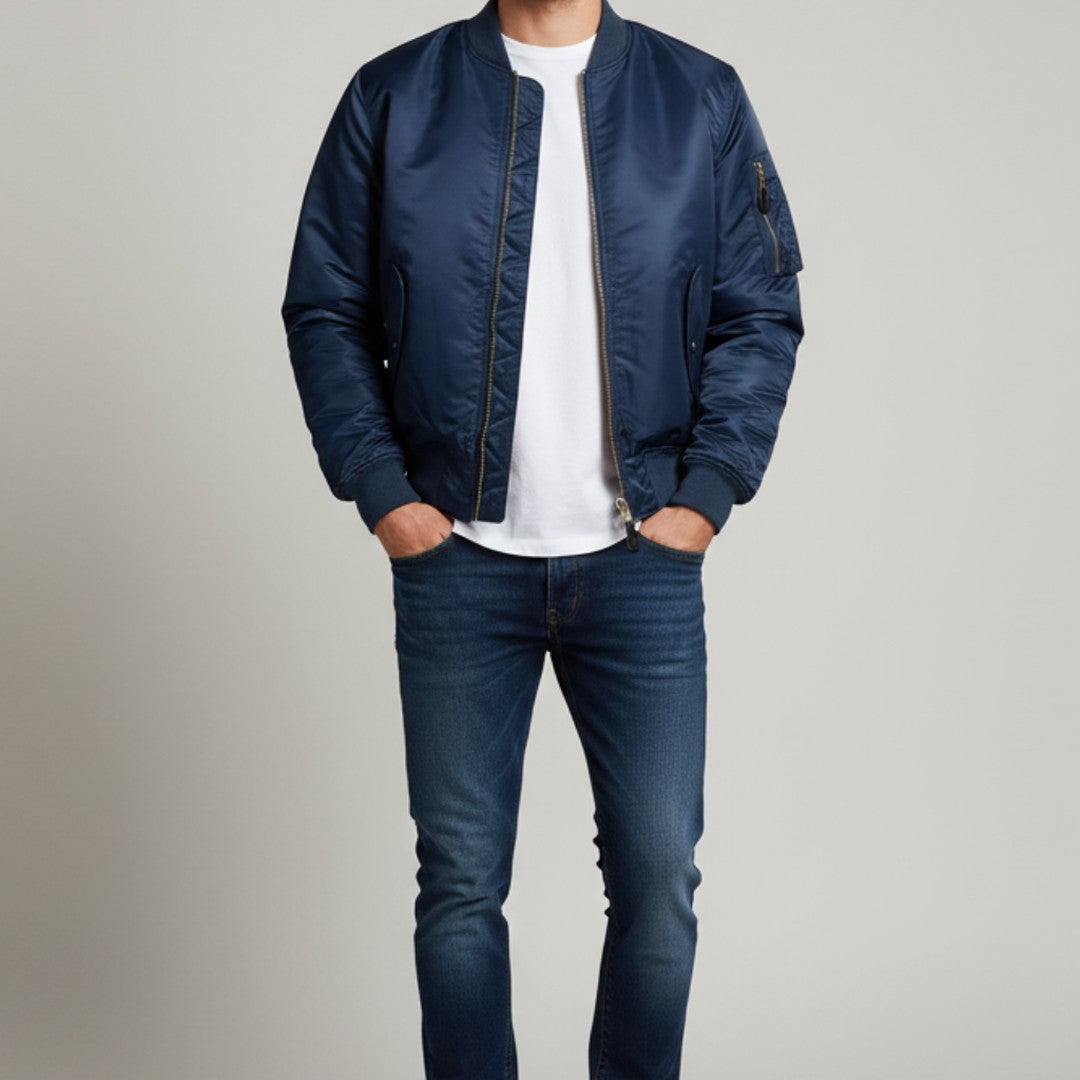 Men’s Waterproof Vintage Bomber Jacket