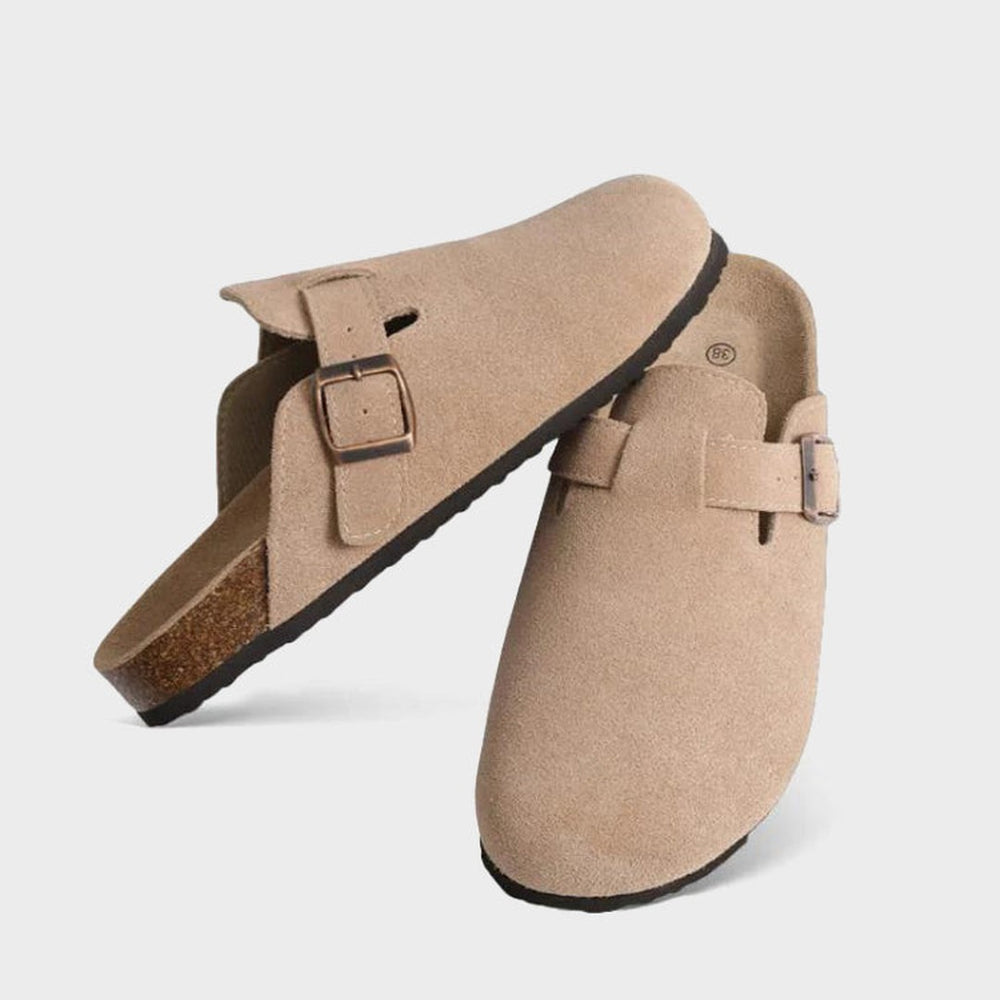 ST. BARTH Suede Clogs