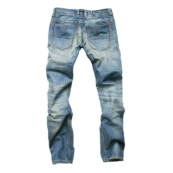 Distressed Denim Jeans