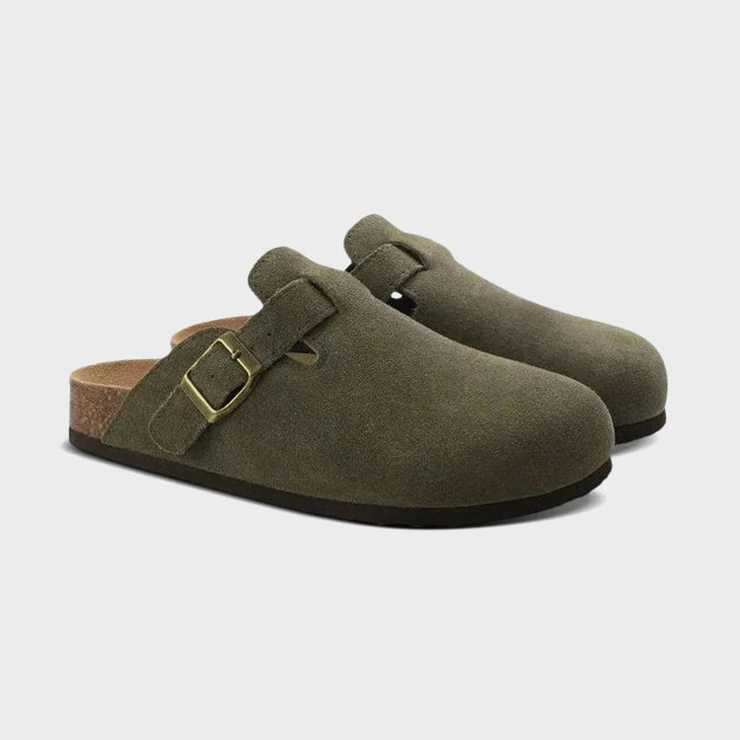 ST. BARTH Suede Clogs