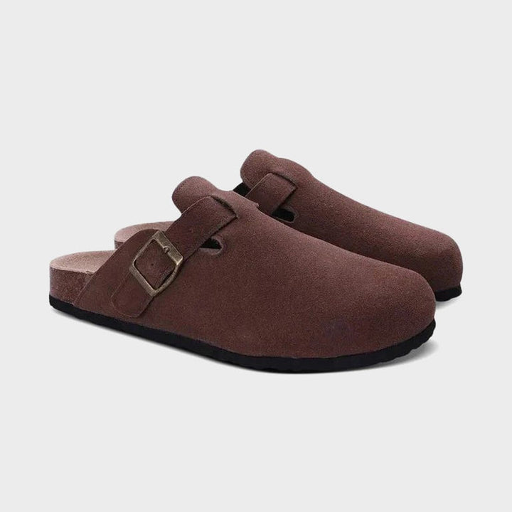 ST. BARTH Suede Clogs