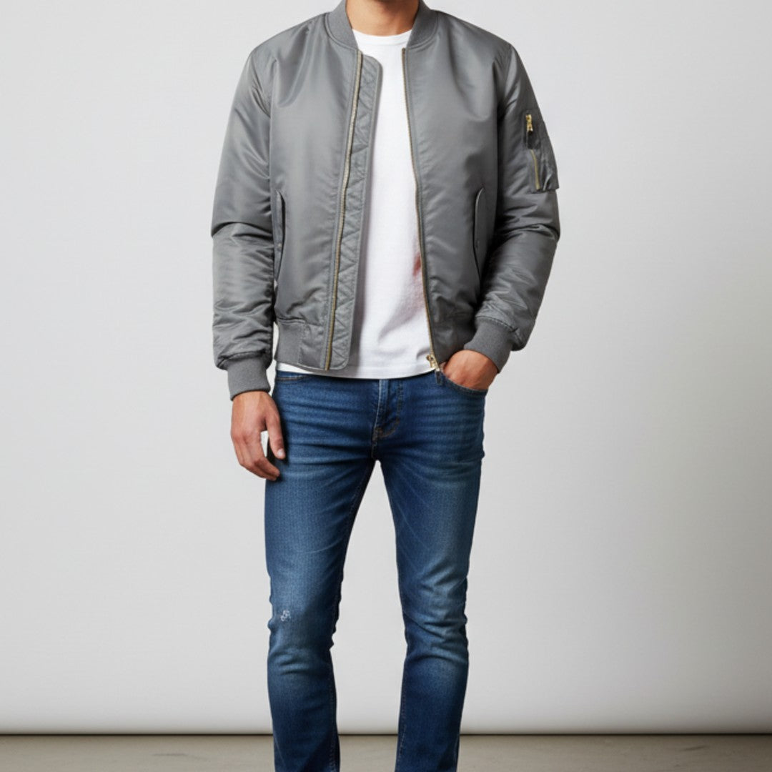 Men’s Waterproof Vintage Bomber Jacket