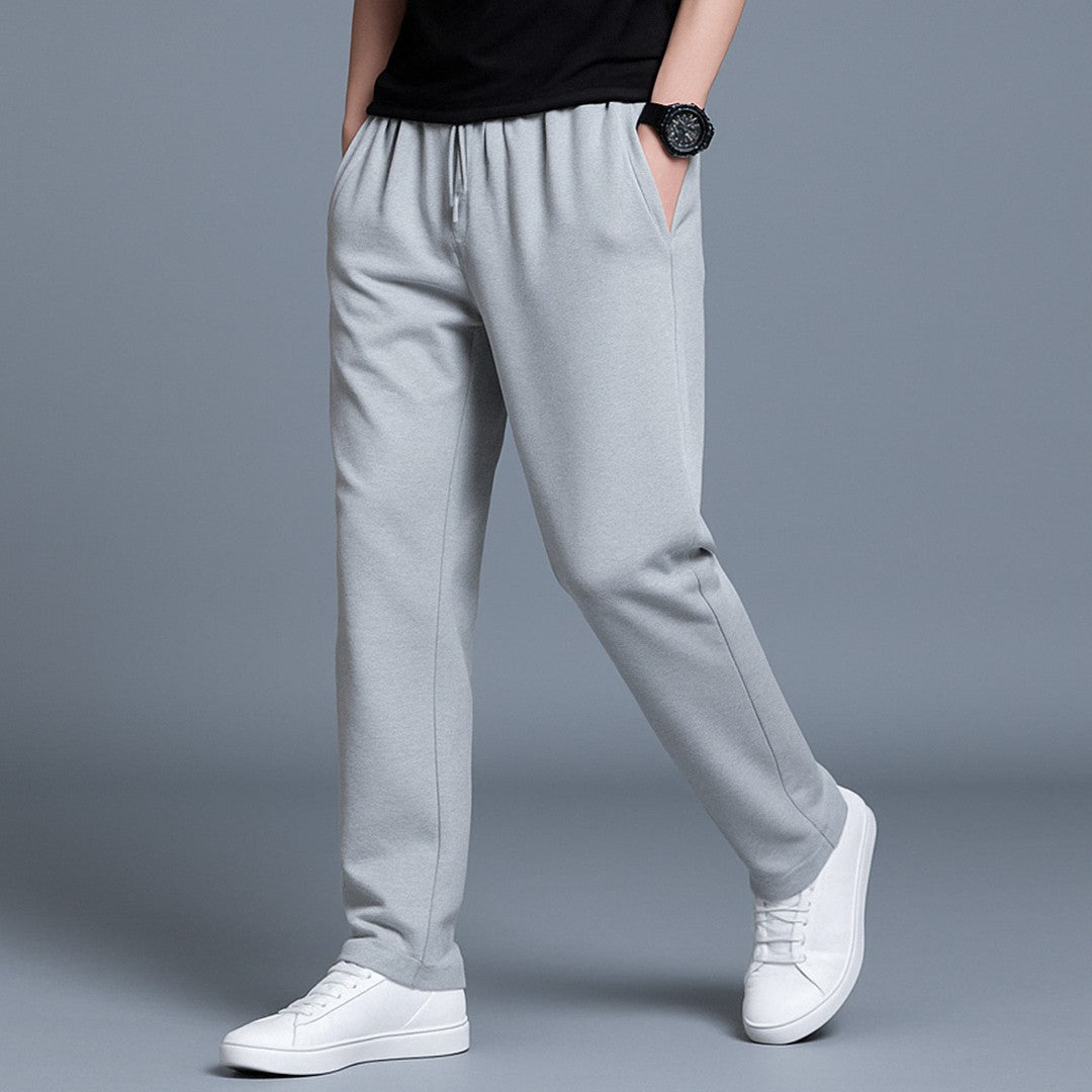 Relaxed Fit Jogger Pants - Light Grey