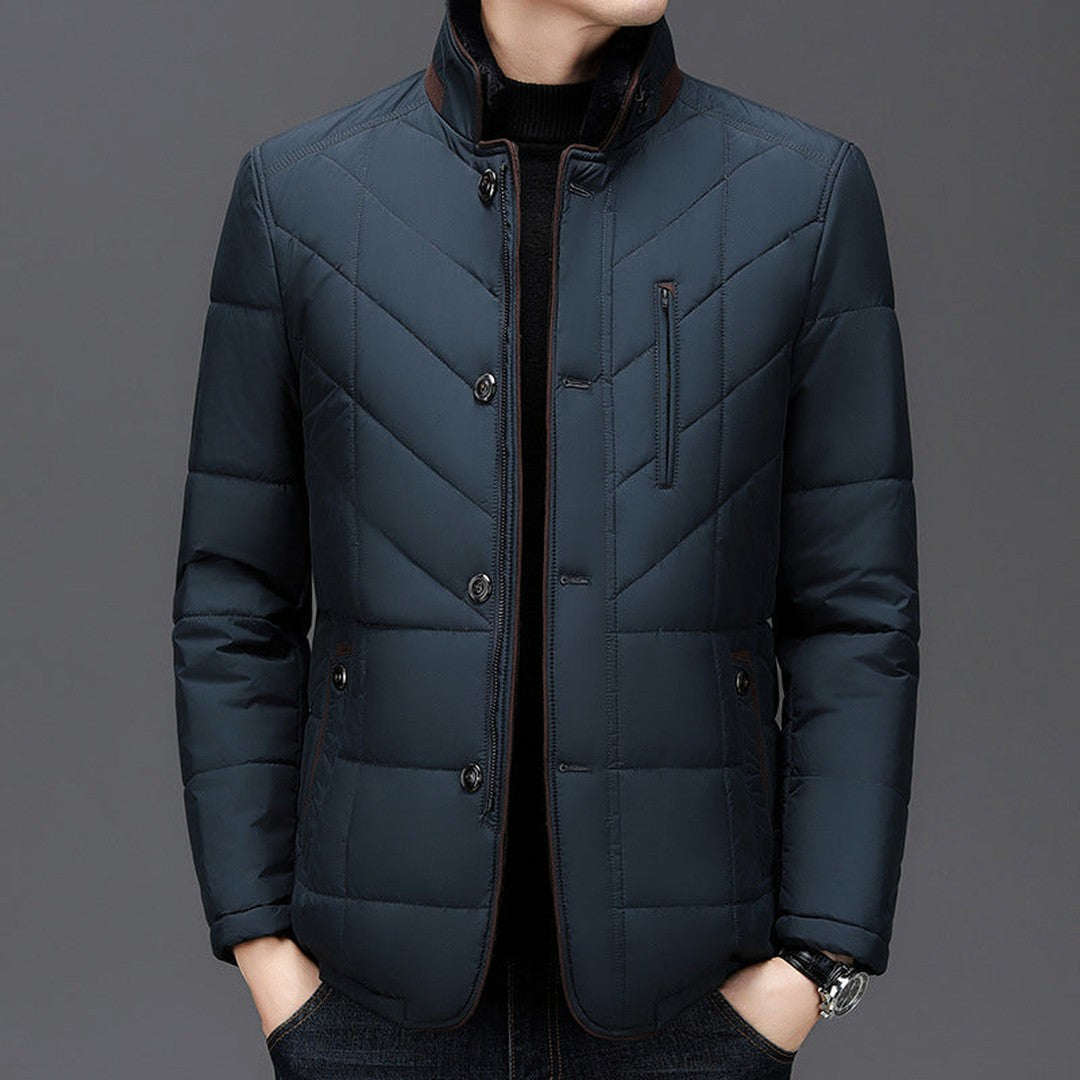 Faux Fur Collar Winter Coat