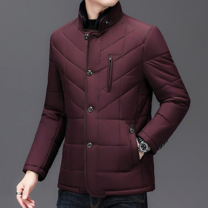 Faux Fur Collar Winter Coat