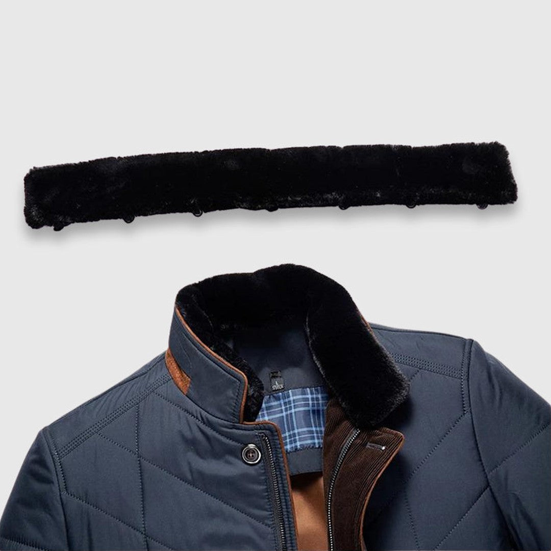 Faux Fur Collar Winter Coat