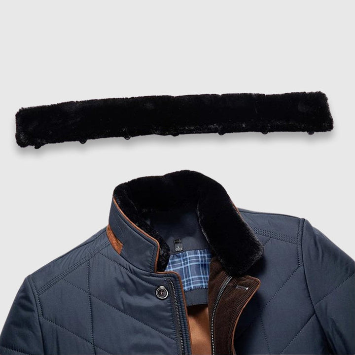Faux Fur Collar Winter Coat