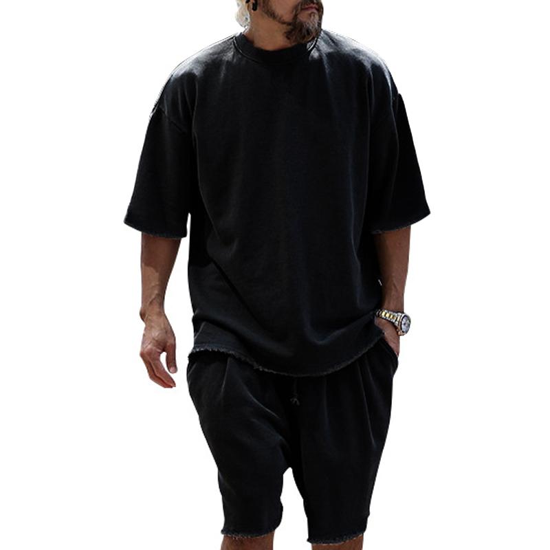 Loose Fit T-Shirt and Shorts Set