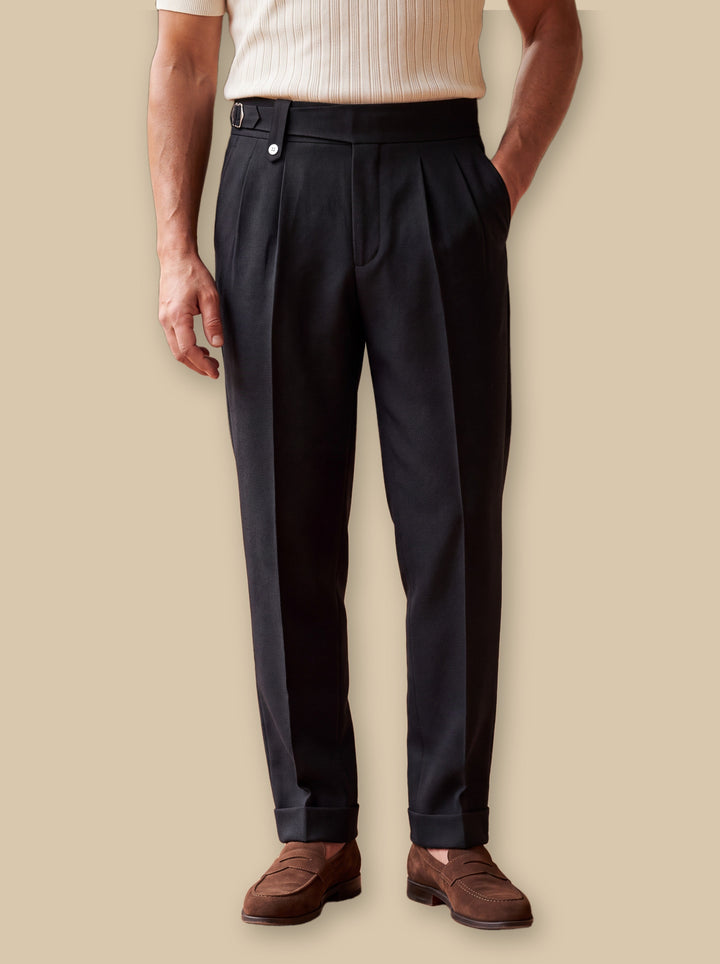 Straight Leg Dress Pants with Belt Loops