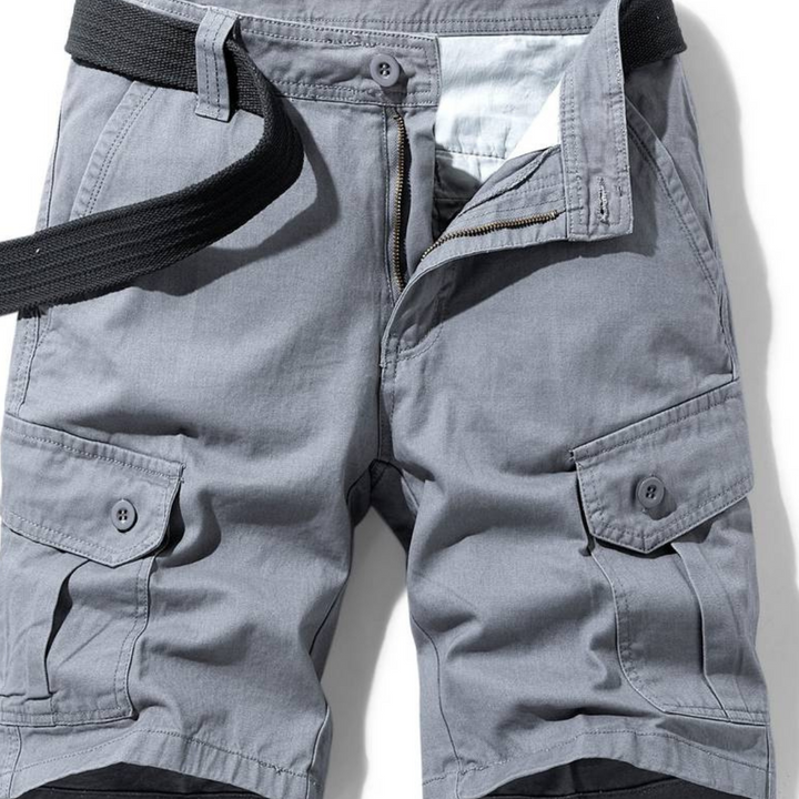 Denim Cargo Shorts