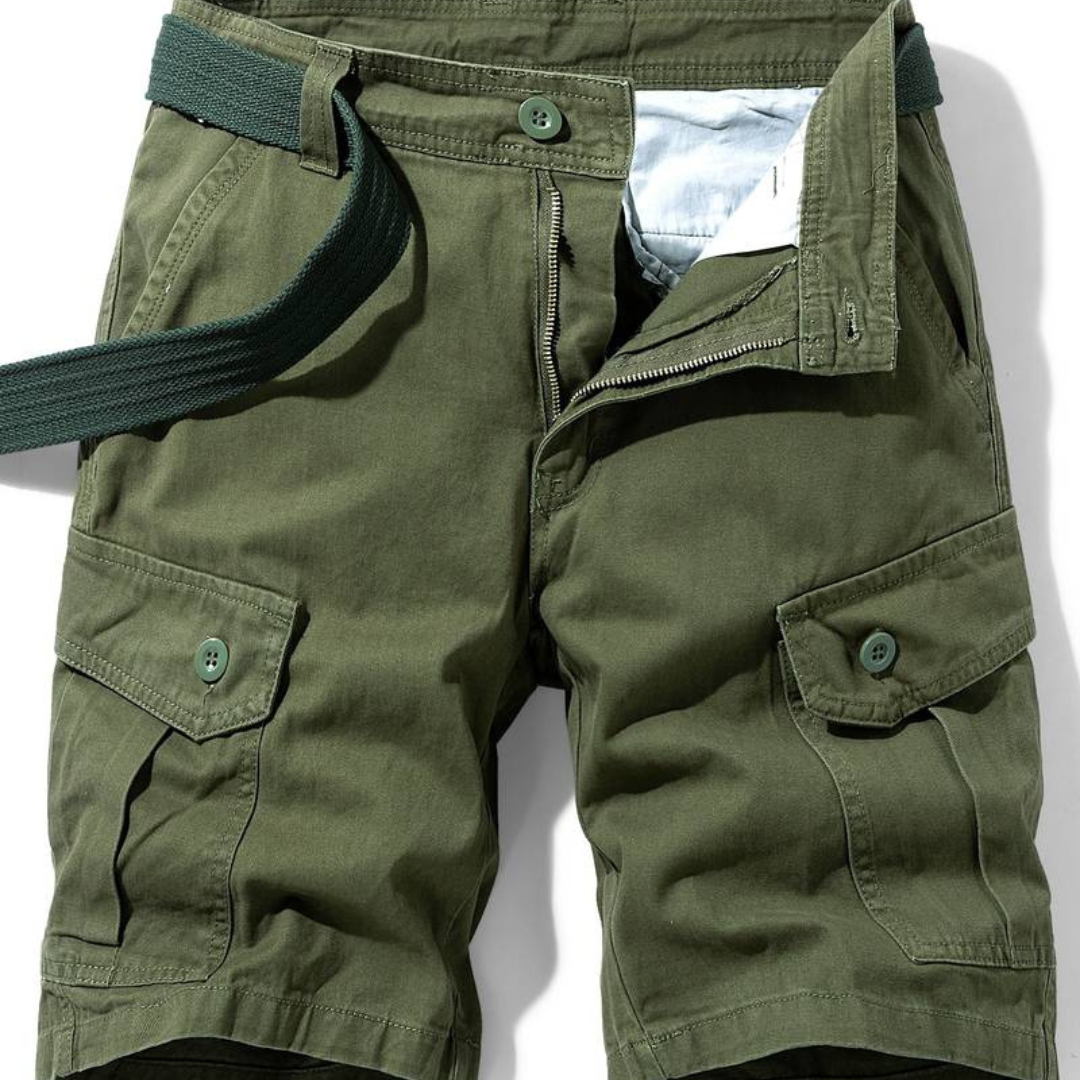 Denim Cargo Shorts