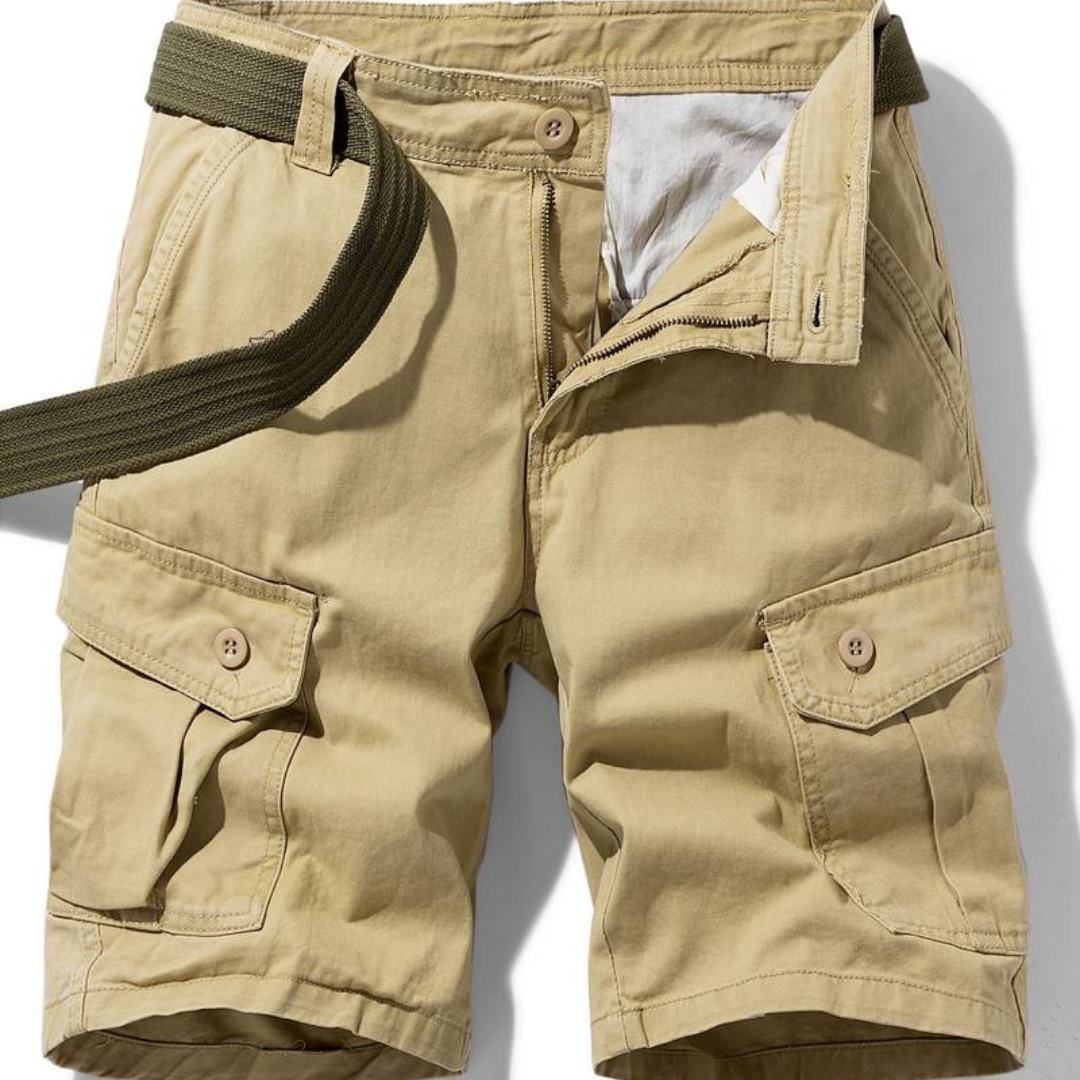 Denim Cargo Shorts