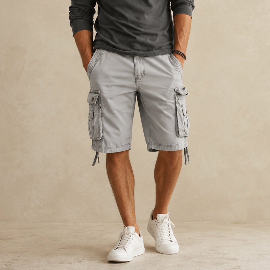 Casual Cotton-Feel Cargo Shorts